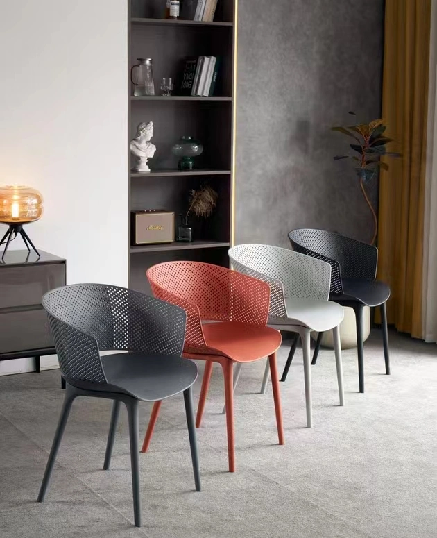 Plastic Chair Thickened Dining Chair Household Book Table and Chair Dining Chair