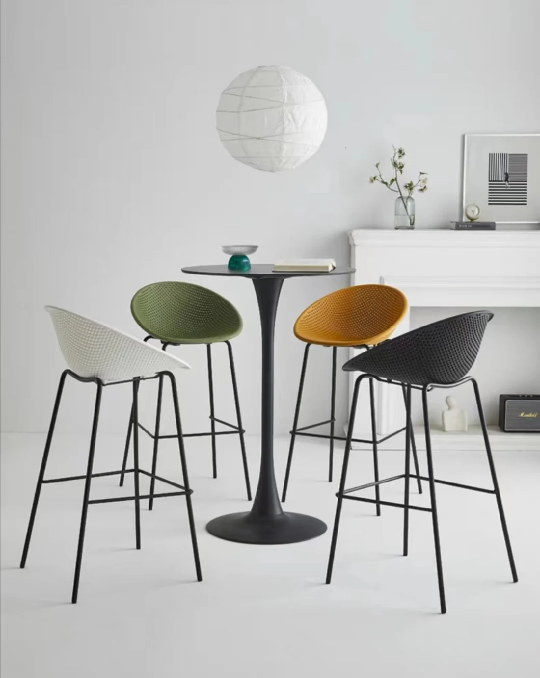 Bar Stool Chair Plastic Chair Dining Chair Home Furniture Modern Furniture